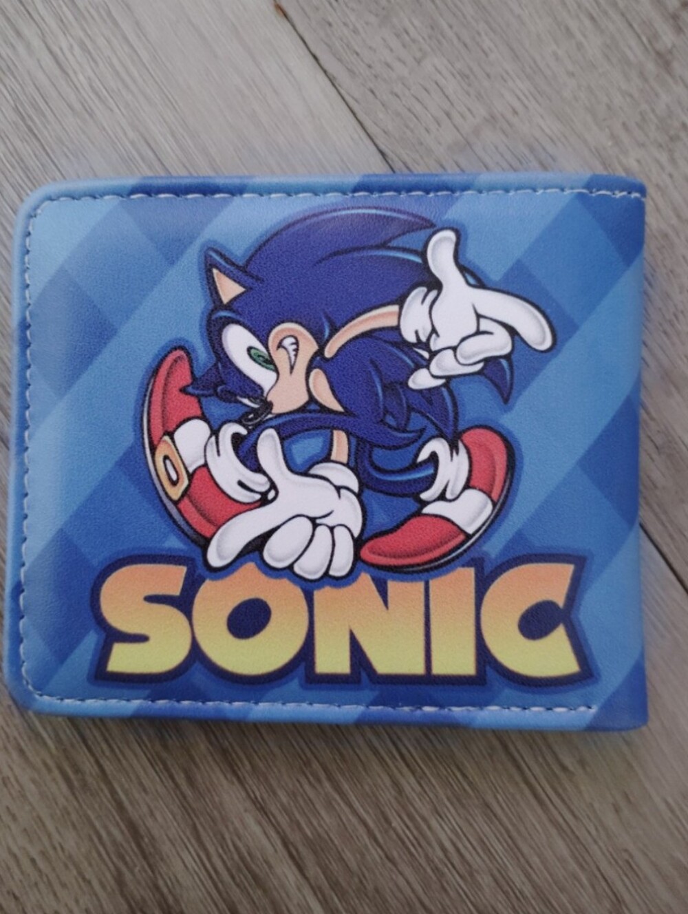 New Sonic the hedgehog anime manga leather wallet